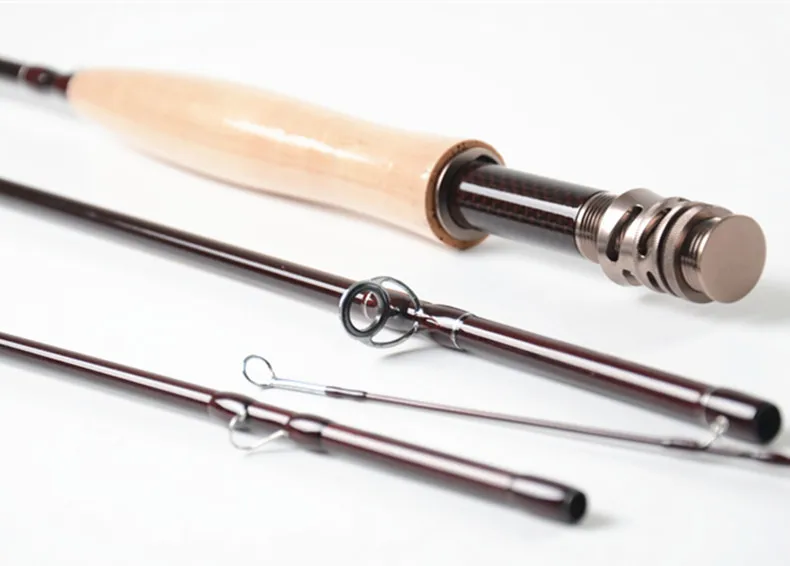 Vara de Pesca com Mosca Conjunto de 2.7 Metros de Altura de Carbono Linha de Pesca com Mosca Pacote de Fluxo Voar Voar Seção 4 Plug Isca Combinação Vara 10 mosca de carbono 2.7 metros 4 seção