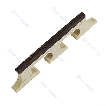 

Hot Sell 10pcs/lot Maple And Ebony Bridge For 4 String Banjo Ukulele