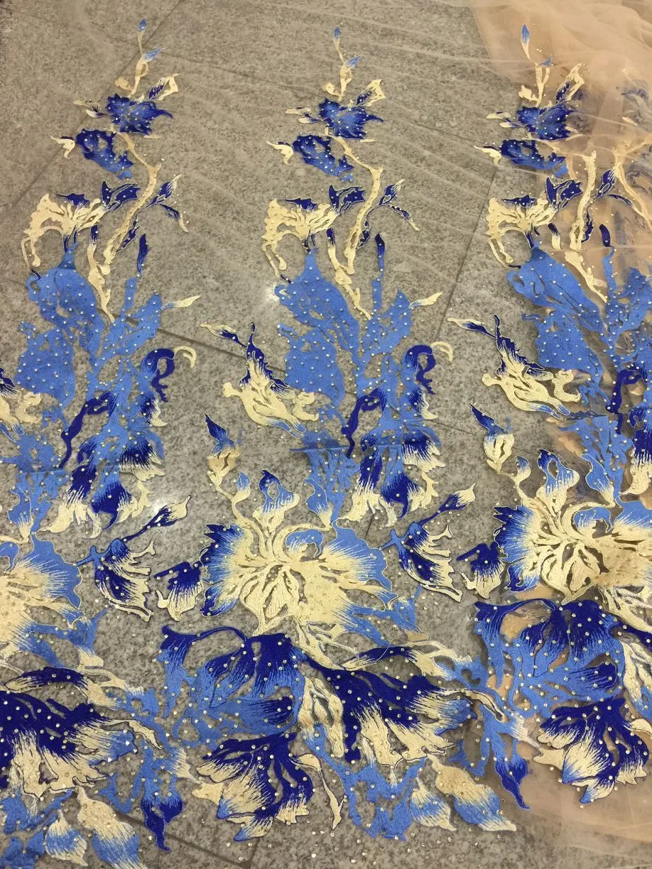 

High Quality African Lace Fabric French Net Lace Nigerian Guipure Lace Fabrics For Women Party Wedding Lace