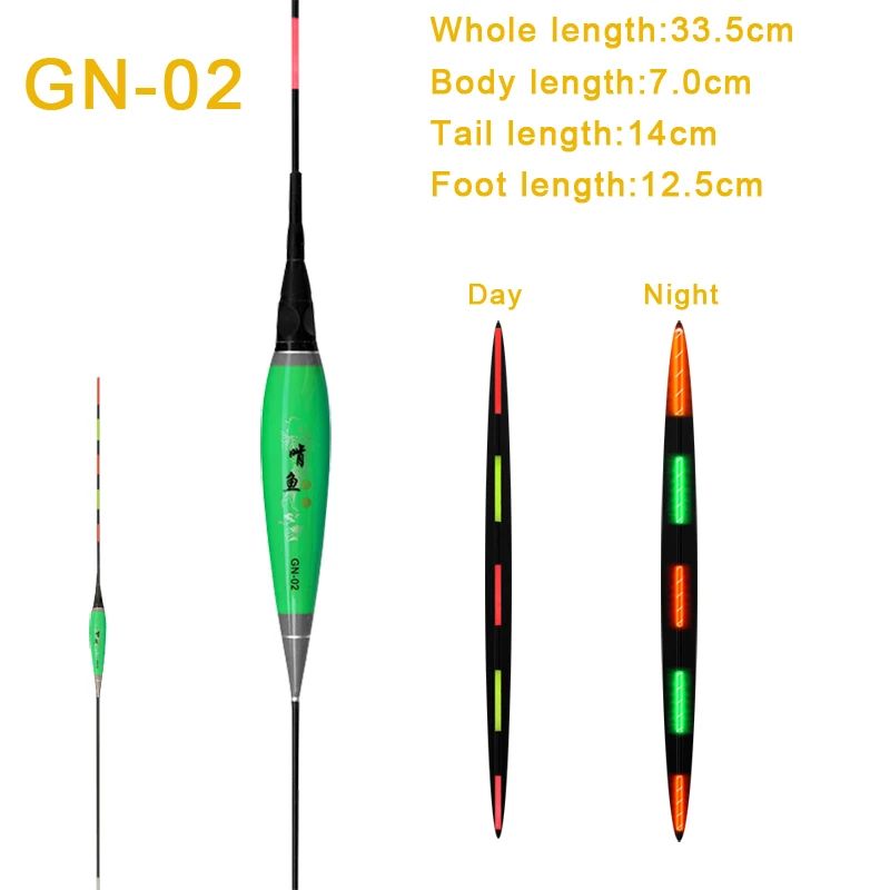 LED Luminous Floats Battery Composite Nano Fishing Float Stopper Bobber Fishing