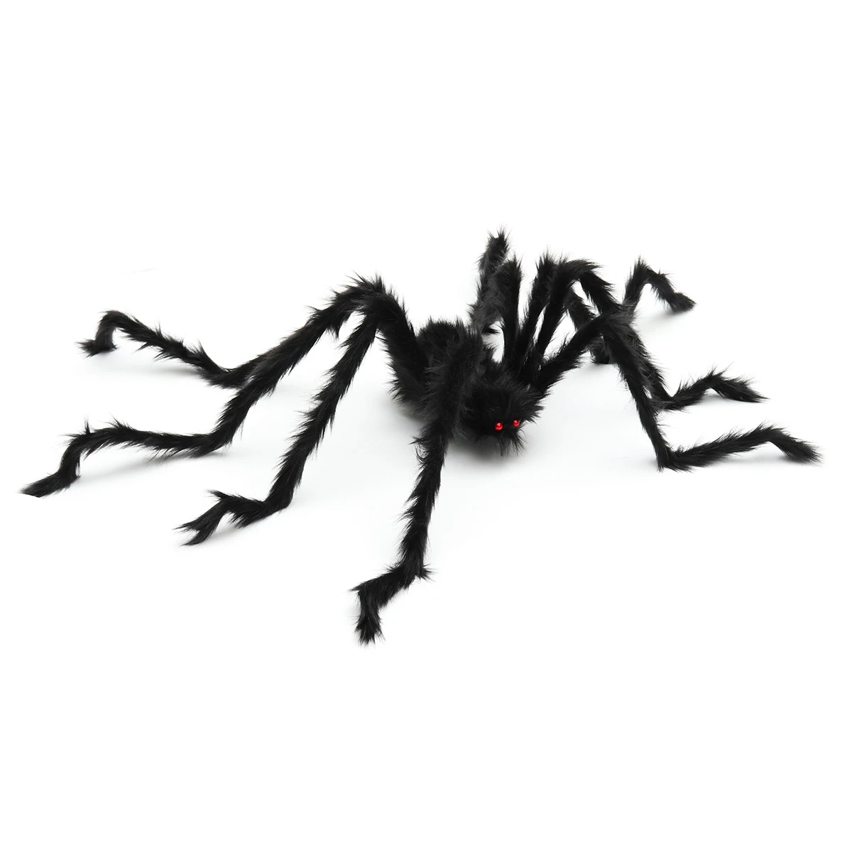 5FT/150cm Black Spiders Halloween Decoration Haunted House Prop Indoor Outdoor For Party