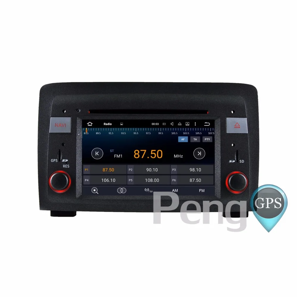 Sale Quad Core 2 Din CD DVD Player Android 7.1 Car Radio for Fiat Idea 2003 - 2007 Lancia Musa 2004-2008 GPS Navigation Headunit WIFI 3