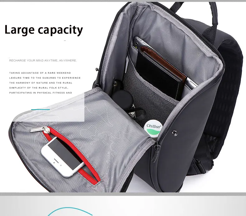 KEMY нагрудная сумка, новинка, ноутбук для мужчин, анти-вор, дизайн, рюкзак для путешествий, подходит для 15,6 дюймов, сумка для ноутбука, мужские деловые дорожные сумки