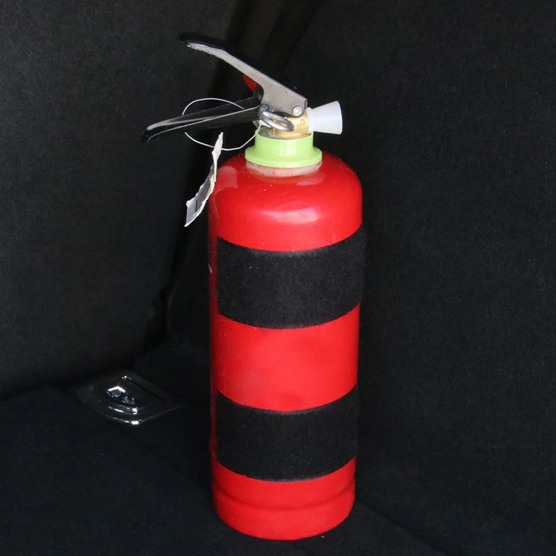 

4 Pcs/Set Fire Extinguisher Car Trunk Belts Storage Bag Magic Tapes Fixing Bandage Bracket Stickers Straps Fastener Car Styling
