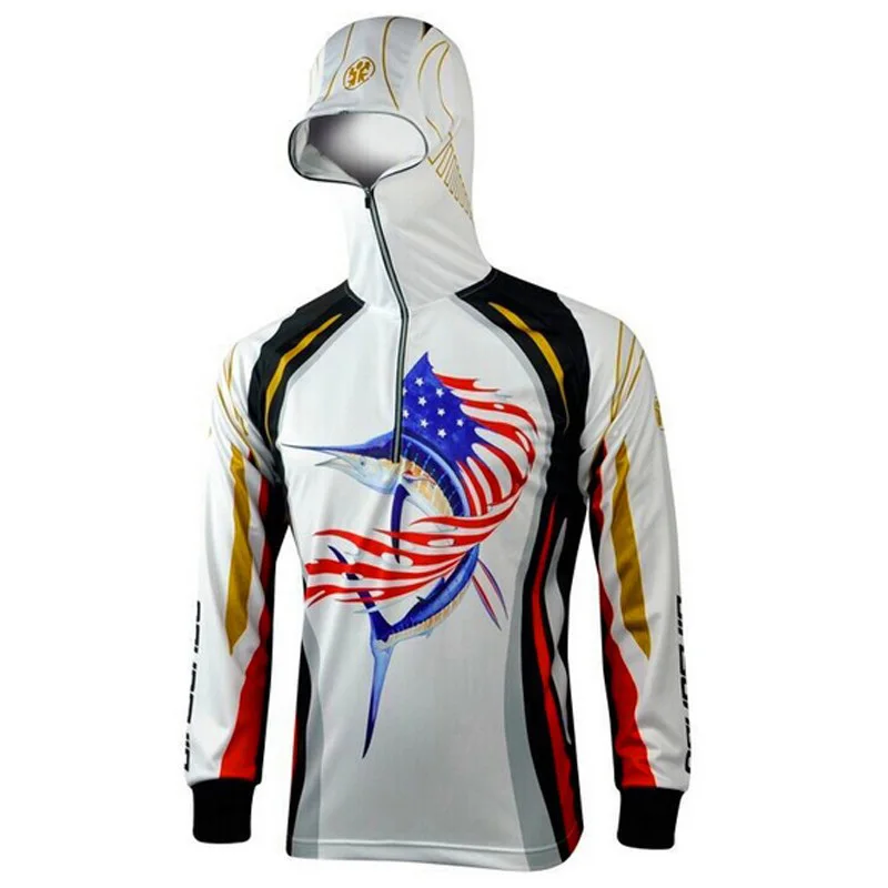 Рыболовная кофта от ультрафиолета. Рубашка с рыбами. Одежда от ультрафиолета. Для рыбалки водолазка от солнца. Одежда от ультрафиолета.