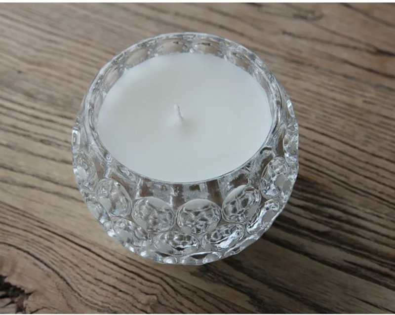 Crystal Ball Glass T.light Candle Holder Birthday Decorative Candles Holder 3 X 3 Inch 1- Pcs