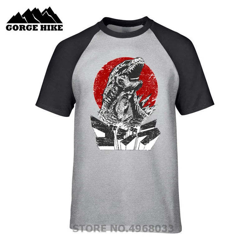 

Japan anime Kaiju street food funny tshirt men NEW BRAND 2019 summer new white short sleeve t-shirt casual homme cool t shirt