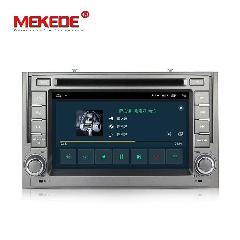Best MEKEDE 2 Din Android 9 2G RAM For Hyundai H1 Grand Starex 2007-2016 GPS Stereo Radio Car Central Multimidia Player 4