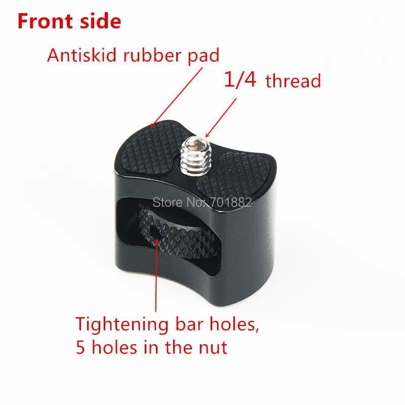 Male to female Tripod Mount Screw Adapter Quick Release Mounting Base (2)