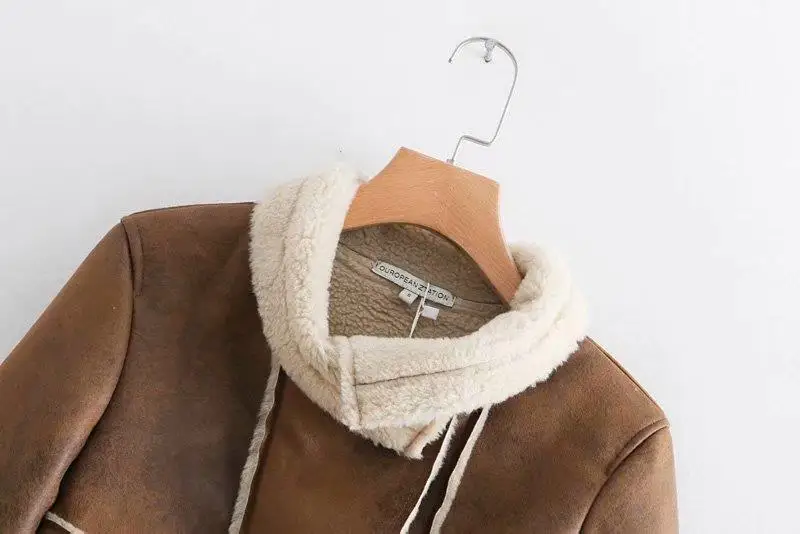 price reduction 2018 Fur Coat New Winter Leather Jacket Plus Velvet Warm Motorcycle Jacket Casual Women's Velvet Ja