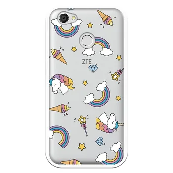 

Stand case costume drawing Unicorns Frozen WP009 for ZTE Blade A6