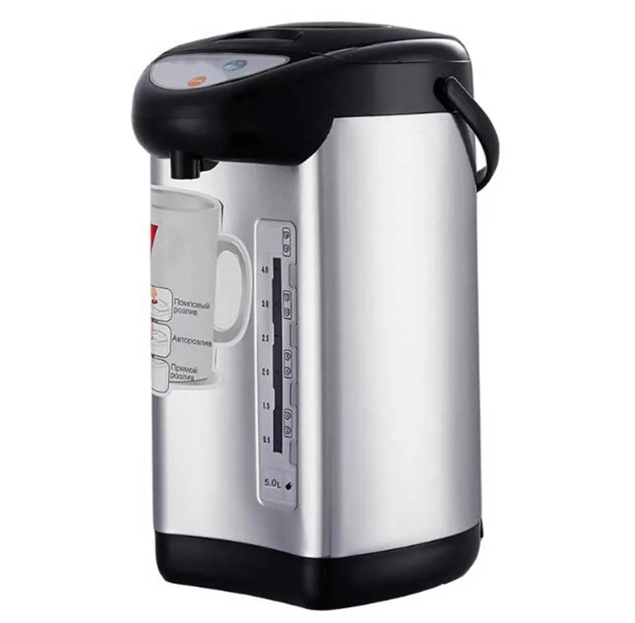 

Electric bottle home insulation kettle stainless steel 5 liter bottle open intelligent thermostat large capacity power automatic