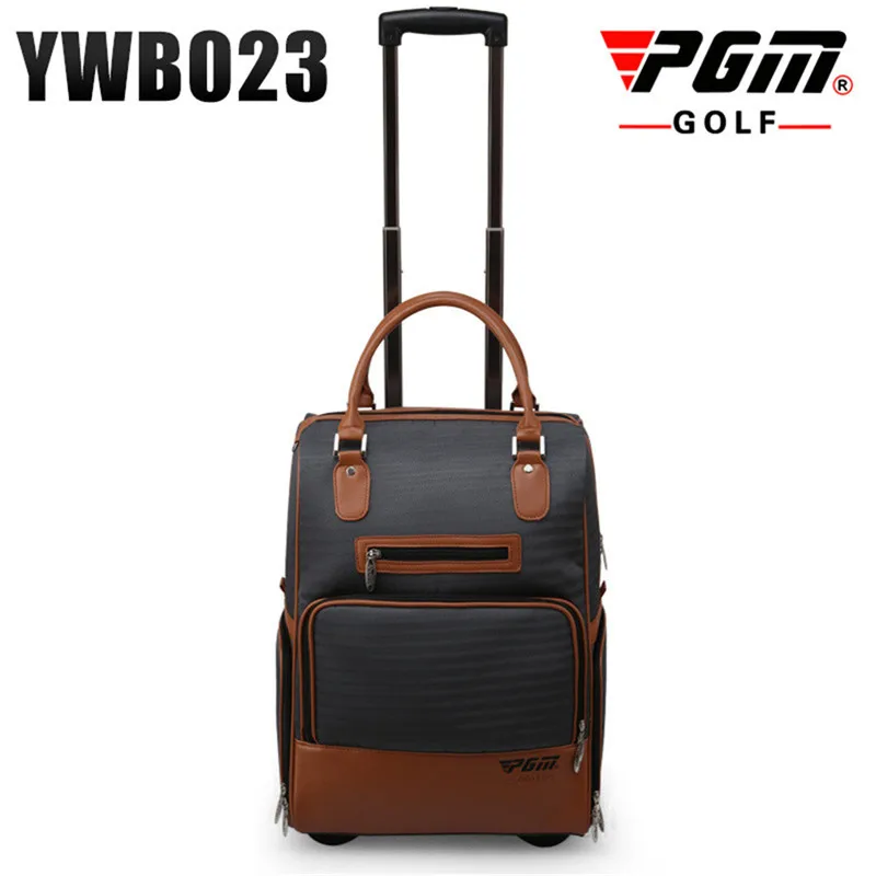

PGM Nylon Golf Clothes Bag Drawbar With Wheel Portable For Men Women Sports Outdoor Golf Bag Clothing Trolley 38* 24* 48cm