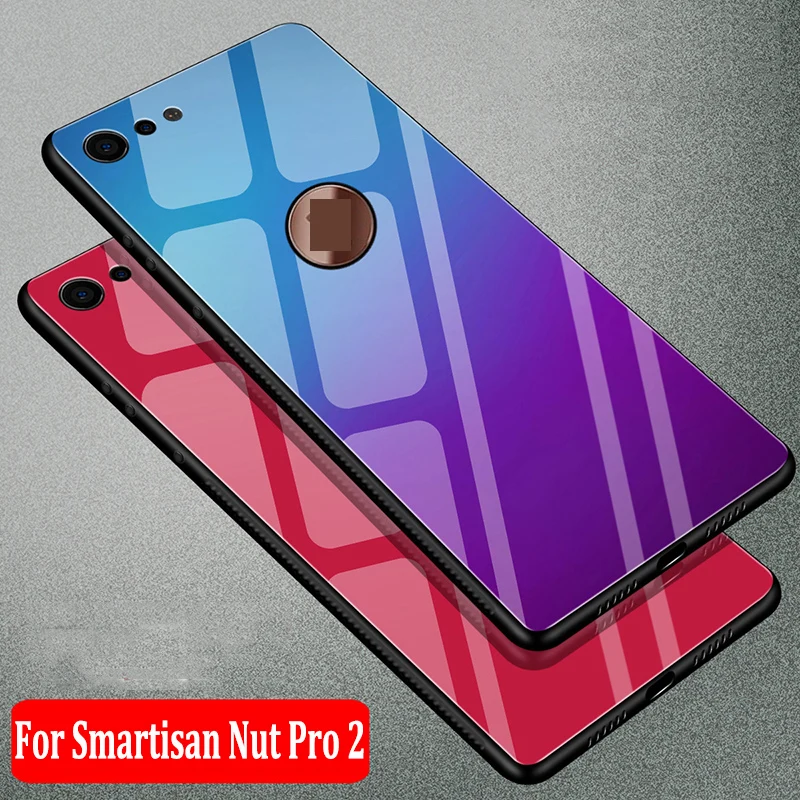5 99 дюйма для Smartisan Nut Pro 2 Чехол градиентный чехол из закаленного стекла телефона