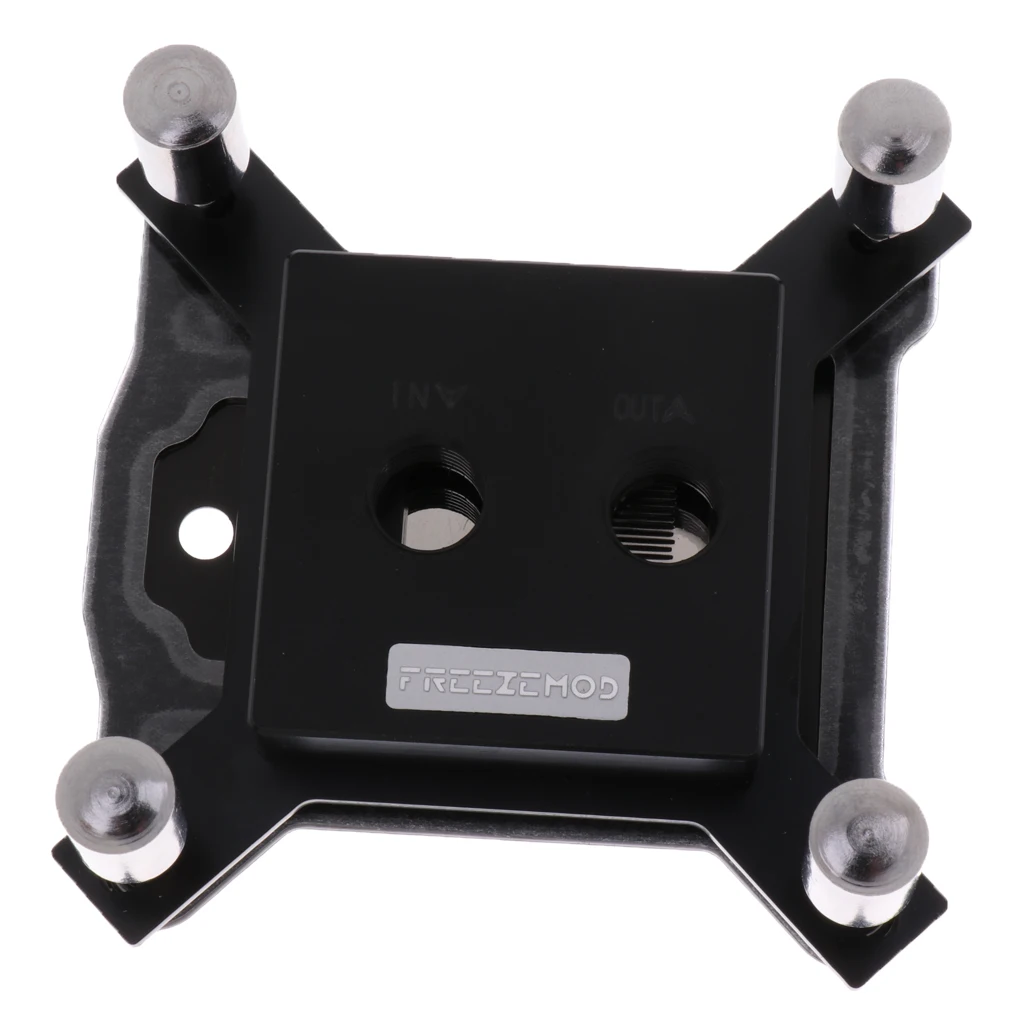 MagiDeal PC CPU Water Cooling Block Waterblock Copper Base Cool Inner Channel