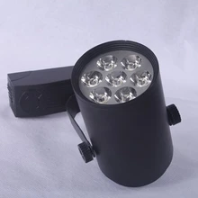 7 Вт Noverty след led AC85-265V Алюминий белый и черный корпус железнодорожных верхнего света прожектор Лучшая цена