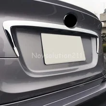 1 шт. ABS внешние задние ворота центральные молдинги Автомобильная Задняя Крышка багажника декоративная Накладка для Toyota C-HR CHR