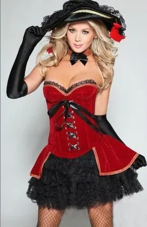 free shipping women corset halloween costumes sexy pirate cosplay fanny club dancing queen dress - Corsets Halloween Costumes free shipping women corset halloween costumes sexy pirate cosplay fanny club dancing queen dress - Corsets Halloween Costumes