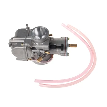 

New Universal Motorcycle 24mm Carburetor For Keihin Carb PWK Mikuni With Power Jet