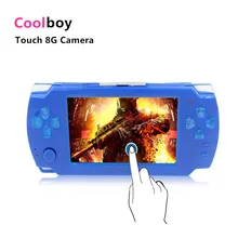 Coolboy Touch Jeu Console 8 gb 4.3 pouce MP4 Lecteur Vidéo Caméra de Jeu Portable De Poche Consoles Jeux Avec 28 Langues