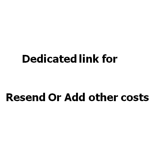 

Dedicated link for resend or add shipping costs