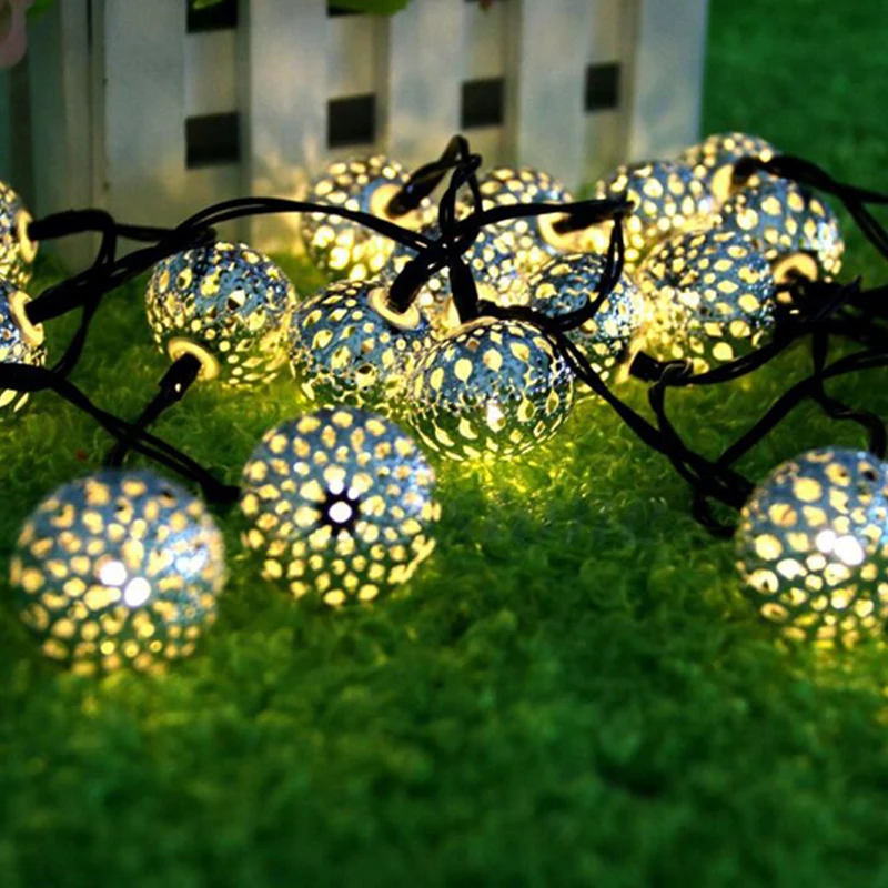 

LED Outdoor Solar Lamps LED String Lights Fairy Holiday Christmas Wedding Party Garlands Solar Garden Waterproof Led Solar Ligh