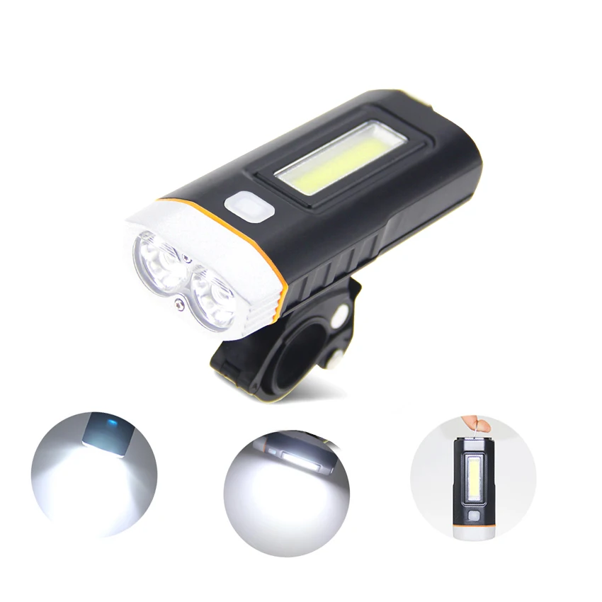 Walkfire Cycling Usb Recharge Light Bike Front Handlebar Light Lamp