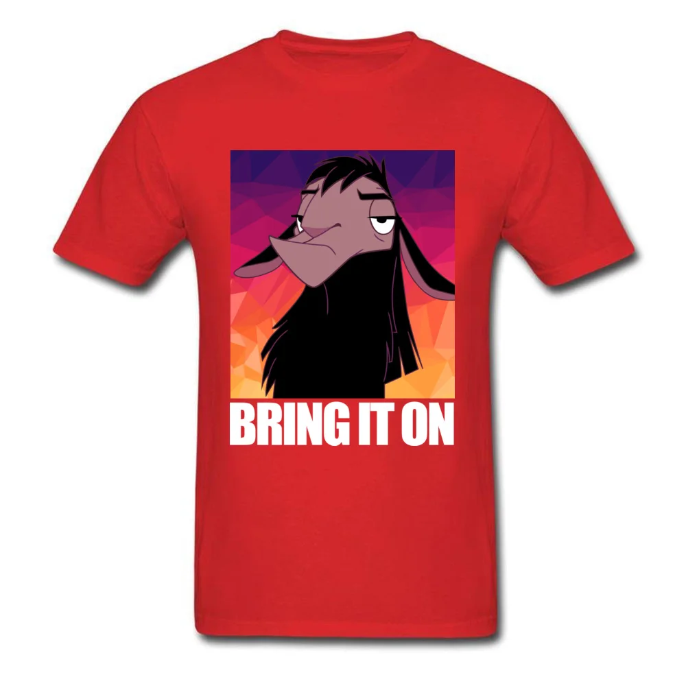 Bring It On Funny Tops Shirts Short Sleeve for Men 100% Cotton Fall O-Neck Top T-shirts Leisure Tops Tees Fashion Bring It On red