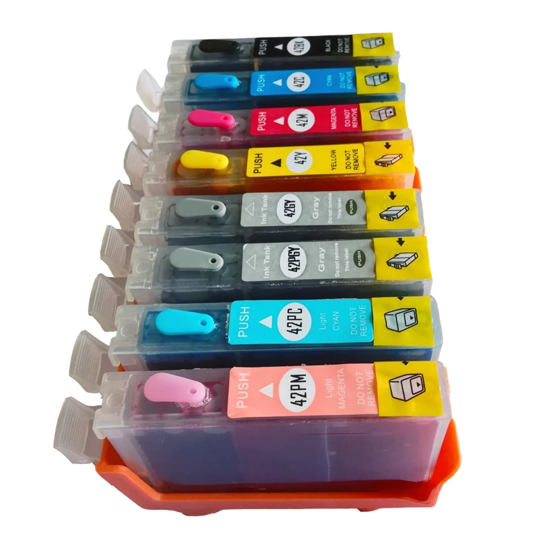 Refillable cartridge replacement For canon Pixma Pro 100 inks CLI 42 cli42 compatible For CANON