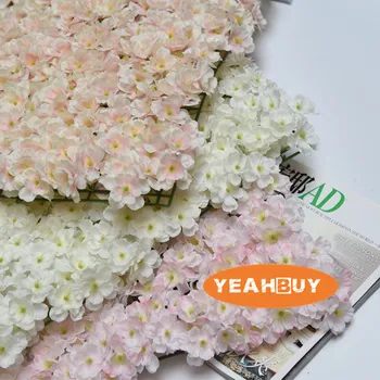 

50 * 50cm artificial silk cherry carpet 3-color wedding household supplies Road lead flower free shipping wholesale