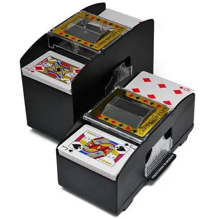 Настольная игра автоматический покерный карточный таффлер деревянный Электрический игровой таффлинг машина Подарок Смешные Семейные игры вечерние клубная принадлежность