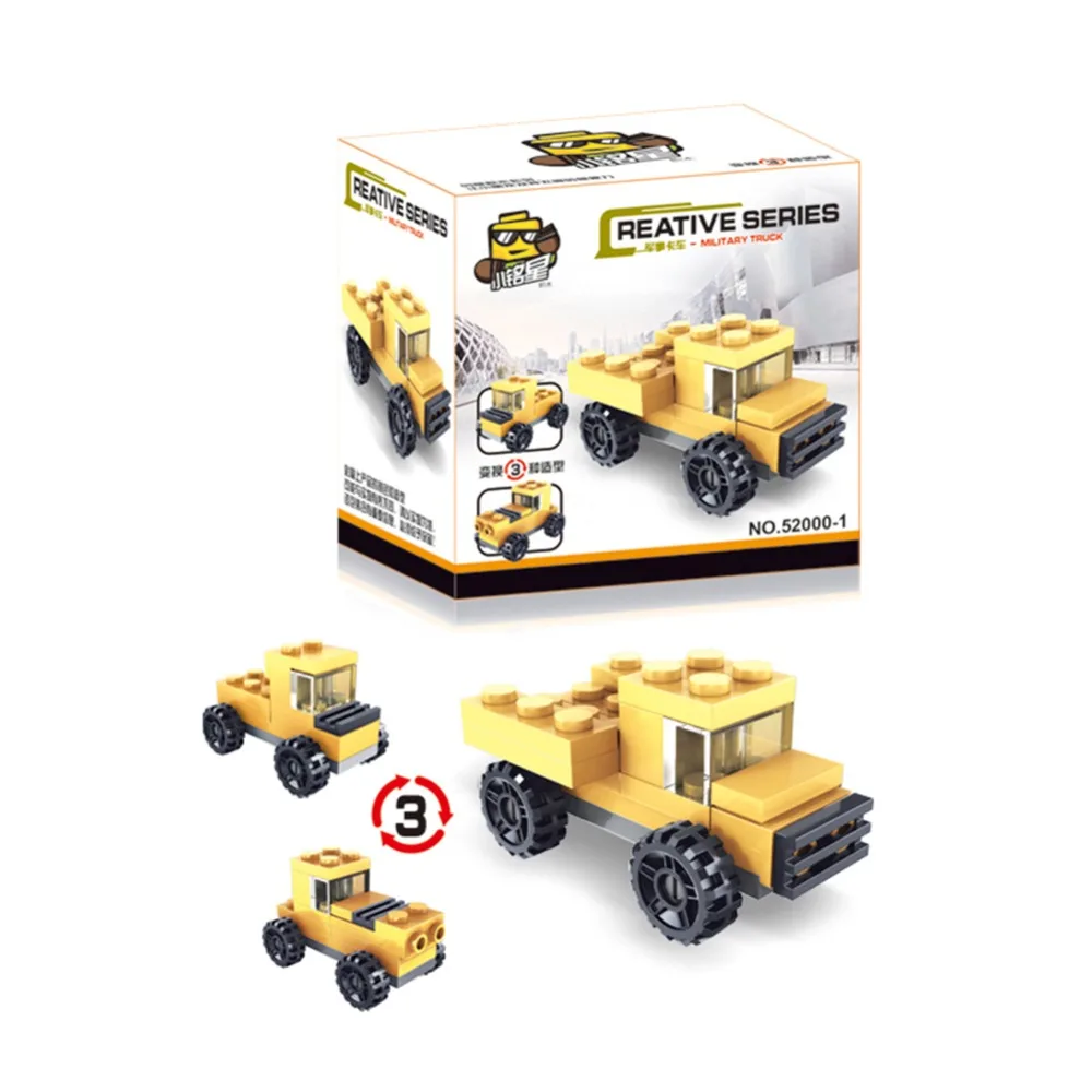 

3 Kinds in 1 Deformation Car Toys DIY Transformation Assembly Car Model Kids Children Developmental Toys For Kids Birthday Gift