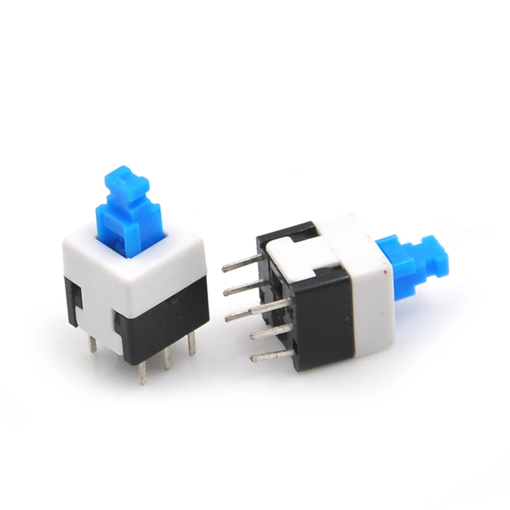 10 шт. Новый двухрядный самоблокирующийся 6 Pin 8*8 Фиксатор Переключатель|switch