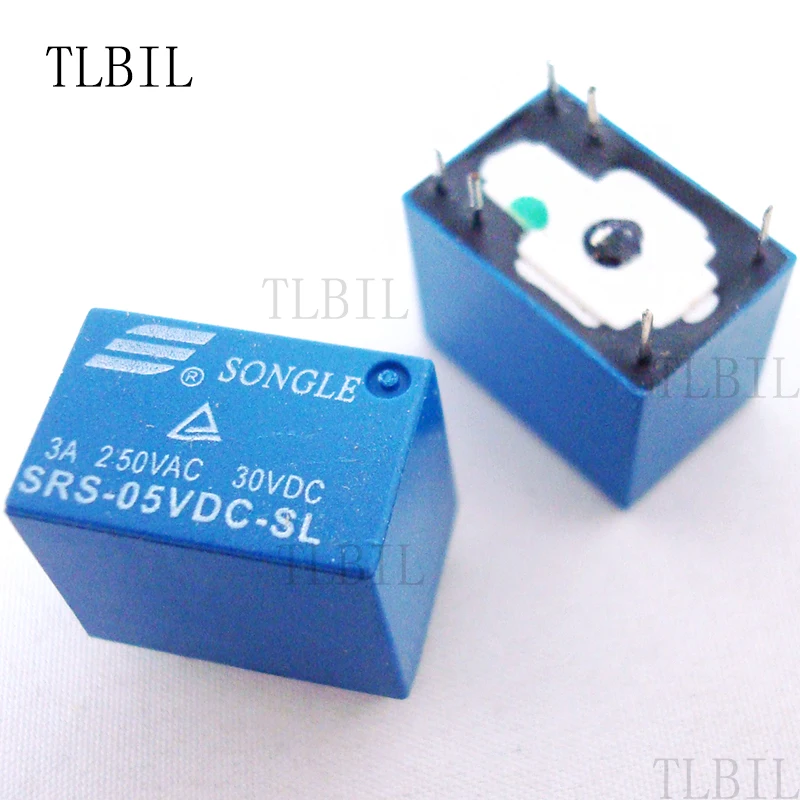 1 шт. Songle 4100 реле srs-05vdc-sl 5 В, 12 В, 24 В постоянного тока, 6pins-sl абсолютно