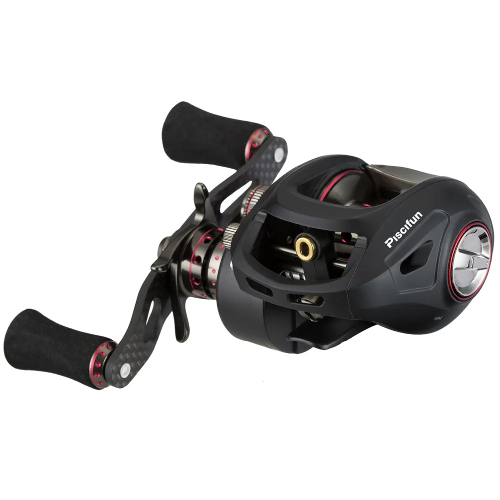 US $92.70 Piscifun SAEX ELITE Fishing Reel Extra Light Spool Right and Left Hand 13BB 731 Gear Ratio 167g Light baitcasting Reel