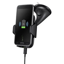 Роскошный Qi беспроводной мобильный телефон автомобильное зарядное устройство Быстрая зарядка Совместимо для iphone 8 8plus x samsung S8 S7 NOTE5