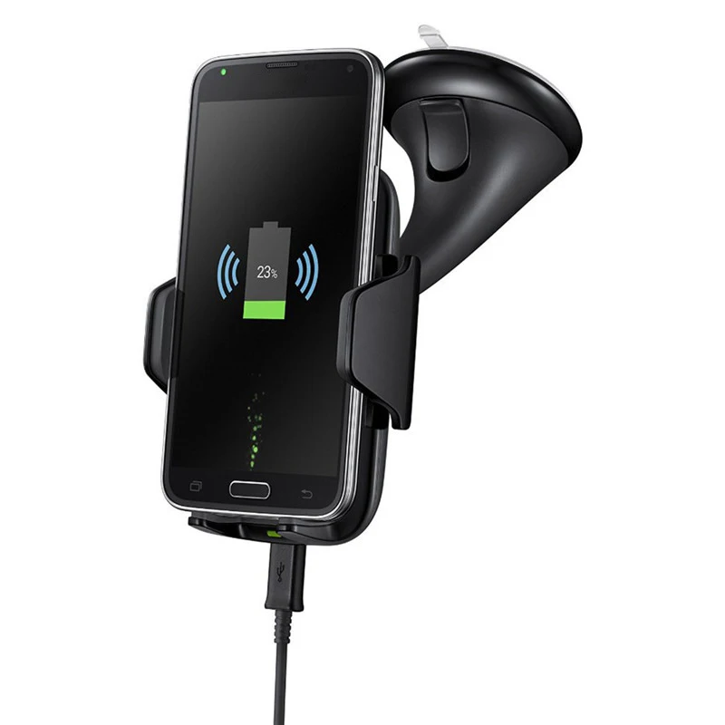 Luxury Qi Wireless Moblile Phone Car Charger Fast Charging