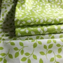 2 шт. 50x160 см свежая зеленая хлопковая ткань с принтом Telas комплект лоскутное шитье своими руками детский игрушечный материал стеганое постельное белье Tecido