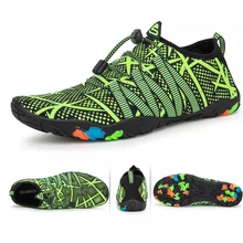 Aqua shoes/Летняя водонепроницаемая обувь; Мужские дышащие пляжные тапочки; женская обувь для плавания; носки для дайвинга; Tenis Masculino
