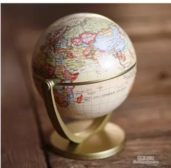 

Plastic Terrestrial Globe World Globe Fashion Home Decoration Gift For Kids Free Shipping