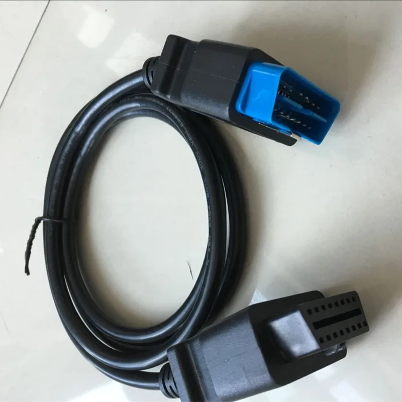 16pin obd2 разъем 16 pin Удлинительный кабель 1 2 м OBDII автоматический диагностического