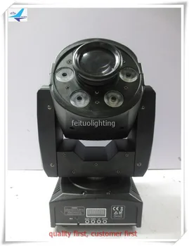 

Free shipping 8pcs/lot 6*8w rgbw wash led moving head dj lighting led moving head mini spot 30w