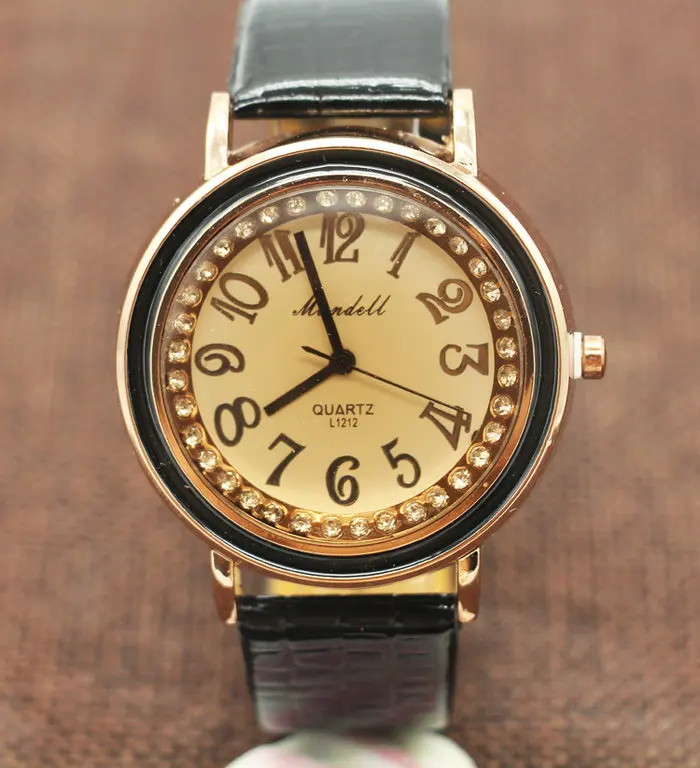 Best Selling Women Watches Top Brand Luxury Relojes Mujer 2016 Leather Quartz Analog Clock