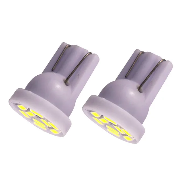 50pcs car lamp T10 9 smd 3014 Led W5w 194 40MA Lampada Light 168 car parking light auto Dashboard Indicator Lamps DC 12V 3