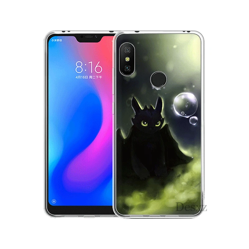 Чехол чехол для Xiaomi mi 5 5S 6 5X6X8 SE A1 A2 x 2 S F1 Lite Беззубик приручить дракона Жесткий