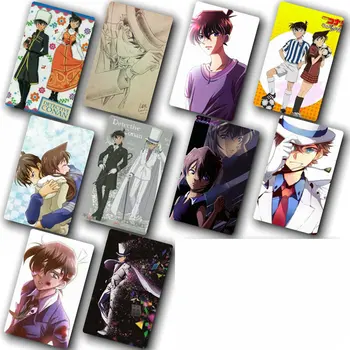 

100PCS/Pack AC Detective Conan Anime Adhesive Card Stickers DIY Waterproof BUS Bank Cards Decorative Classic Kids DIY Sticker