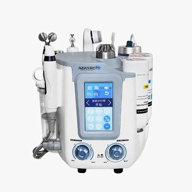 

6in1 hydra water hydro microdermabrasion facial skin peeling machine Ultrasonic Skin Rejuvention