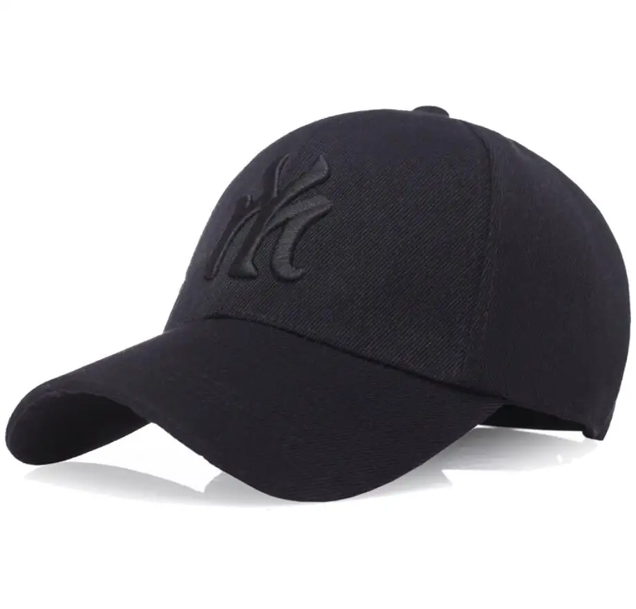 1 шт. шляпа от солнца модная кепка для улицы длинные полями 7,5 см вышитая буква для детей подростков бейсболки кепки Регулируемая окружность 55 см - Цвет: Синий