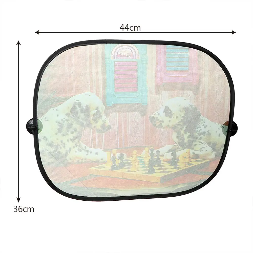 2Pcs Car Curtain Side Window Screen Sunshades Windscreen Cover with Suction Windshield Shade Car-styling Car Accessories