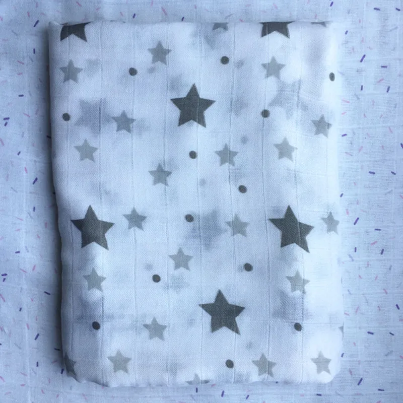 Toalha de Banho Cobertor de Dormir Bebê Bambu Musselina Swaddle Cobertor Design Náutico Infantil Melhor Algodão Orgânico Cama Recém-nascido 15 High Quality Mamãe e Bebê